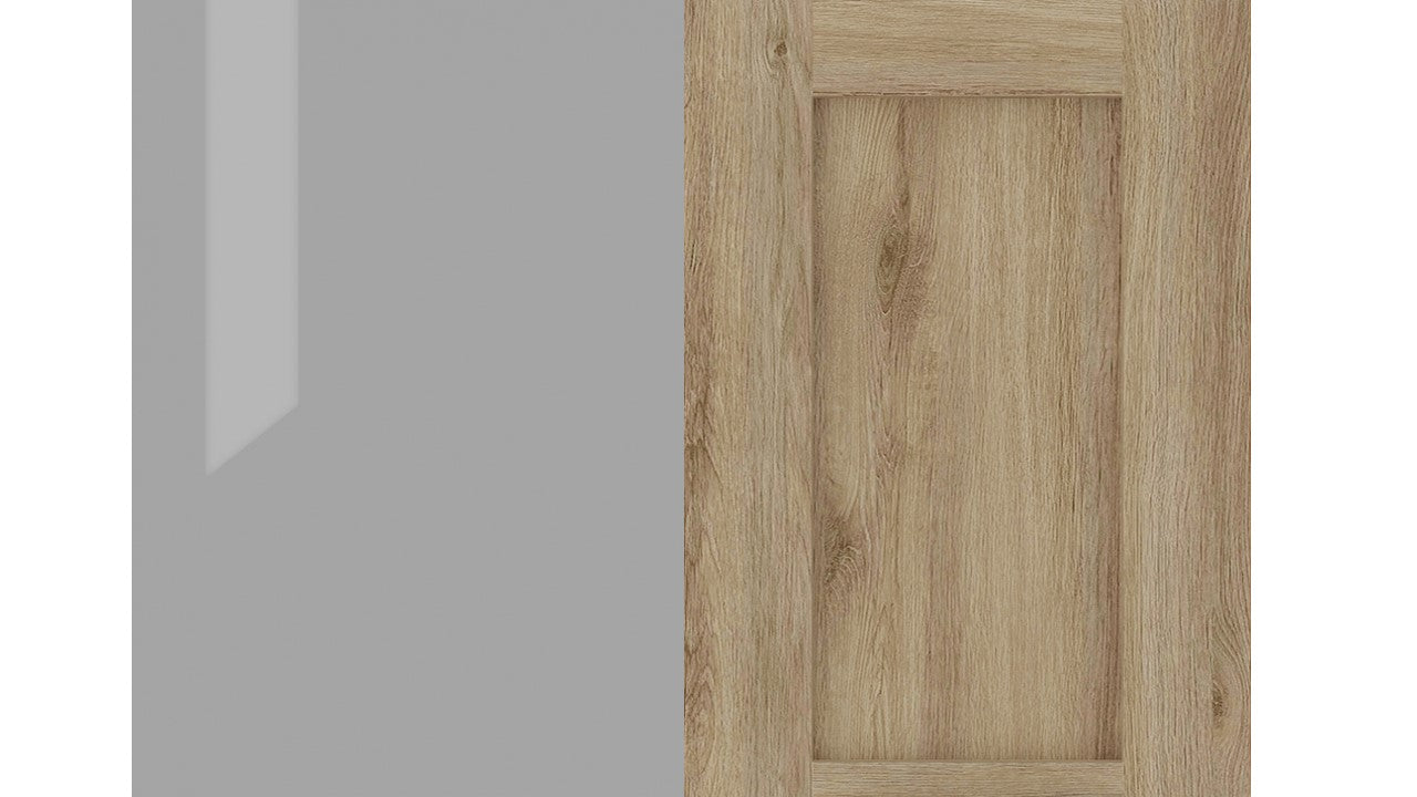 Küchenzeile MOH , L-Form 330x170 cm, Soft Close Funktion , Farbe wählbar