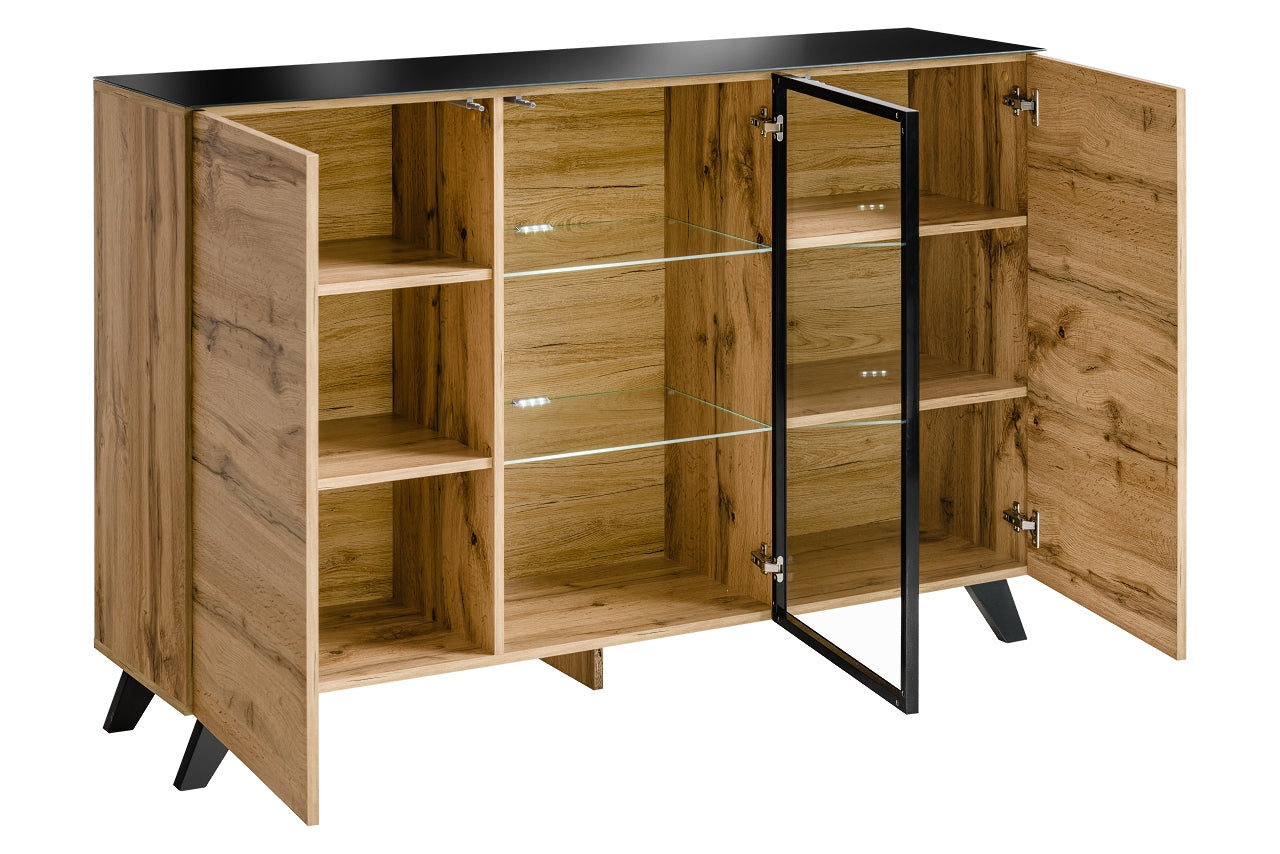 Wohnwand TH 2 mit Sideboard, inkl. LED Beleuchtung